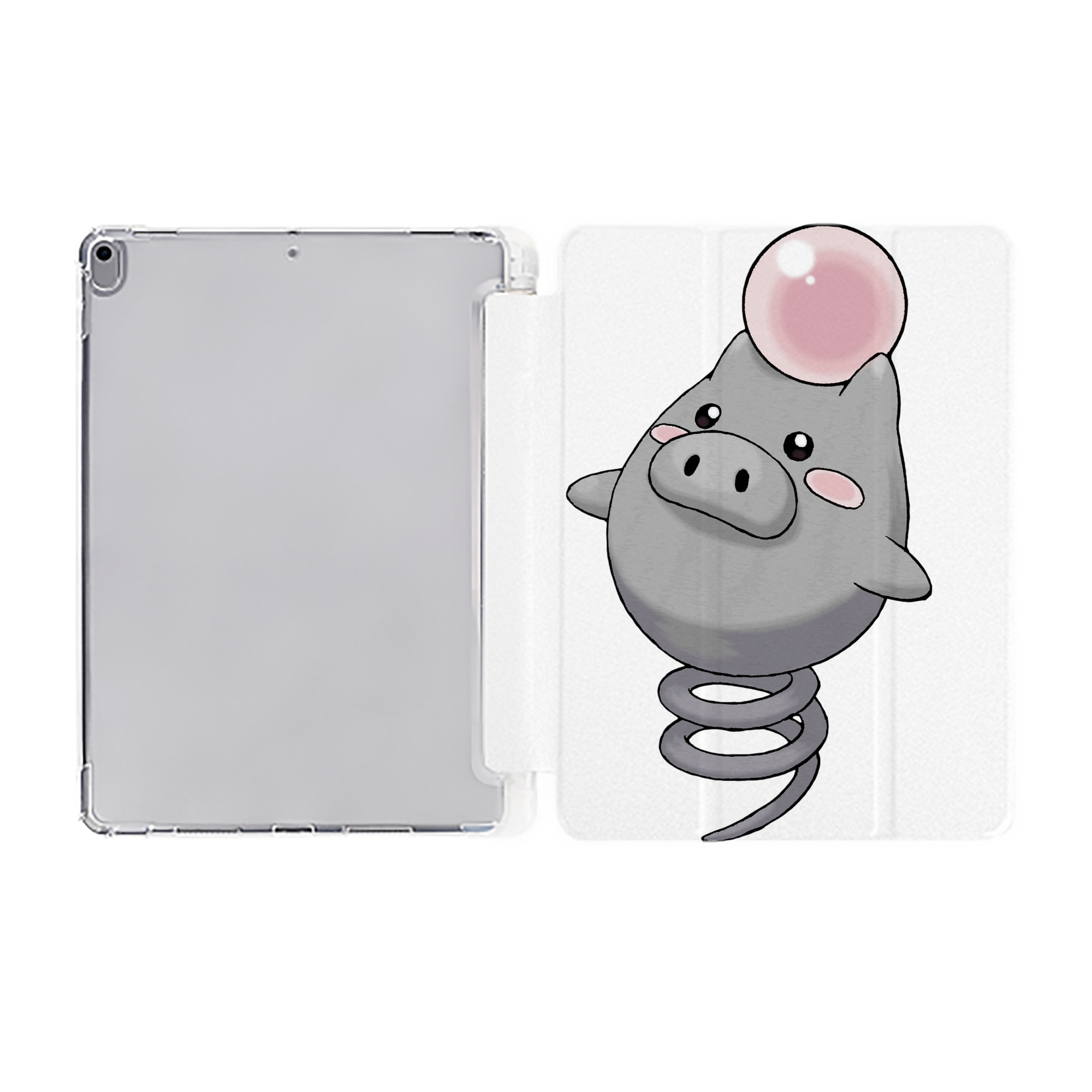 （画像用） ポケットモンスター Pokémon IPad ケース ペン収納付き 三つ折りスタンド PUレザー×シリコン 対応機種9.5/10.5/10.9インチ